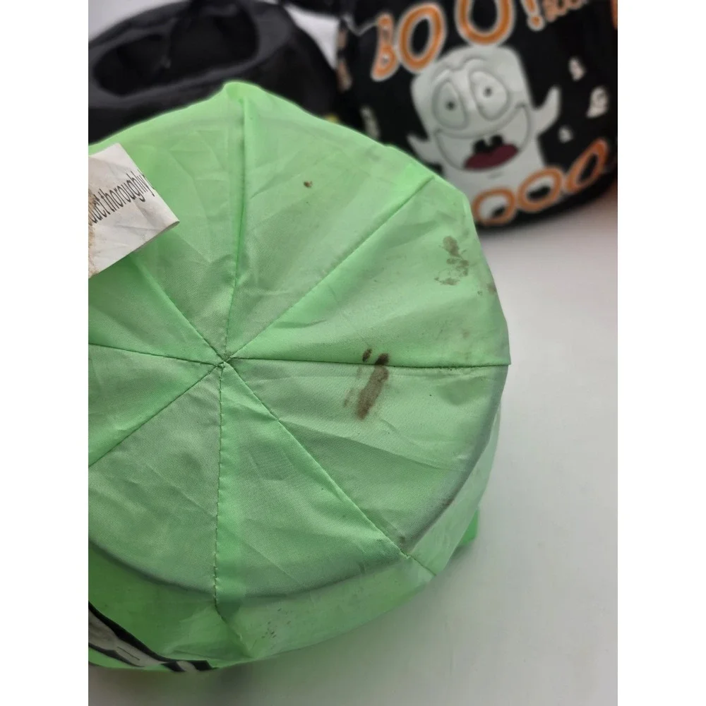 5pc Trick Or Treat Candy Bag Collapsible New Party Favor Tote